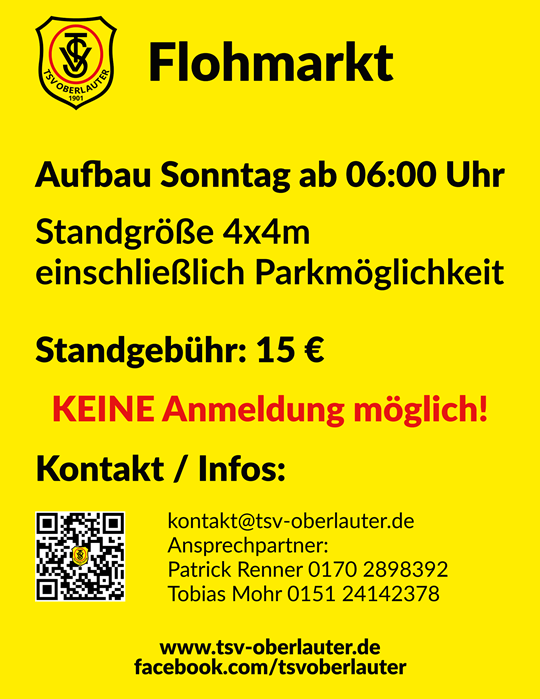 Flyer Flohmarkt Seite 2