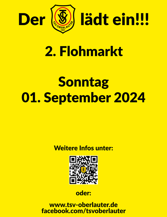 Flyer Flohmarkt Seite 1